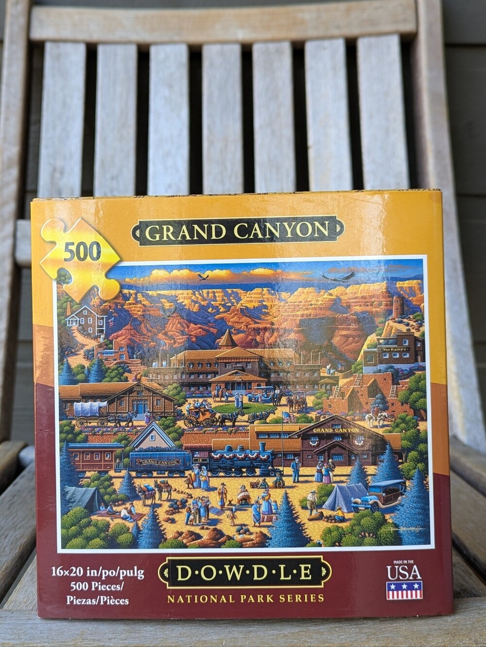 Dowdle National Park Series Grand Canyon 500-Piece Jigsaw Puzzle Made in USA